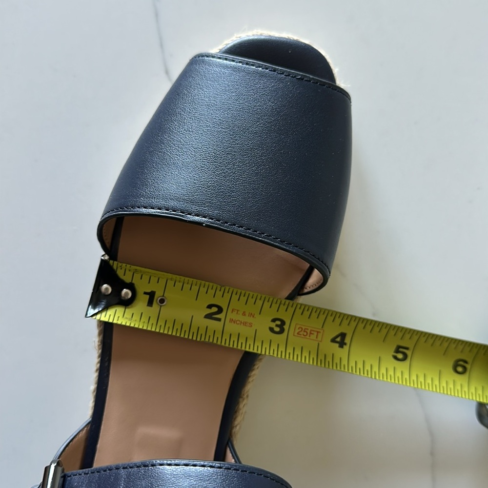 NWT: MATT & NAT SIMONE VEGAN ESPADRILLE SANDALS | sky blue | sz: 38 - Picture 12 of 13
